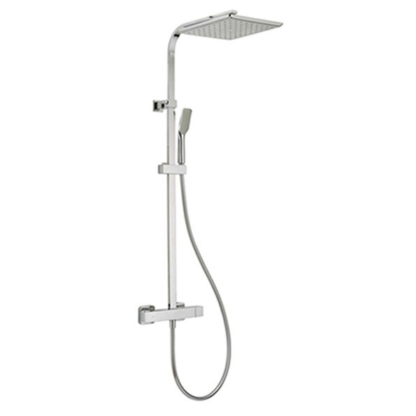 Sistem de dus termostatic TEKA Formentera, 150 cm, Crom